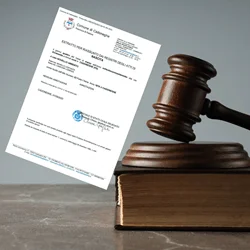 Certificado de Registro Italiano