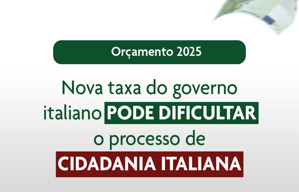 Nova taxa do governo italiano