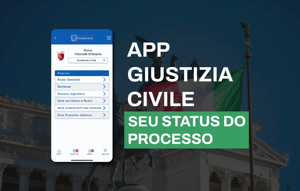 Atualizações do app da justiça italiana