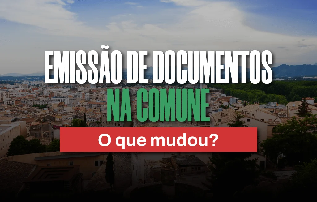 Emissão de documentos na comune