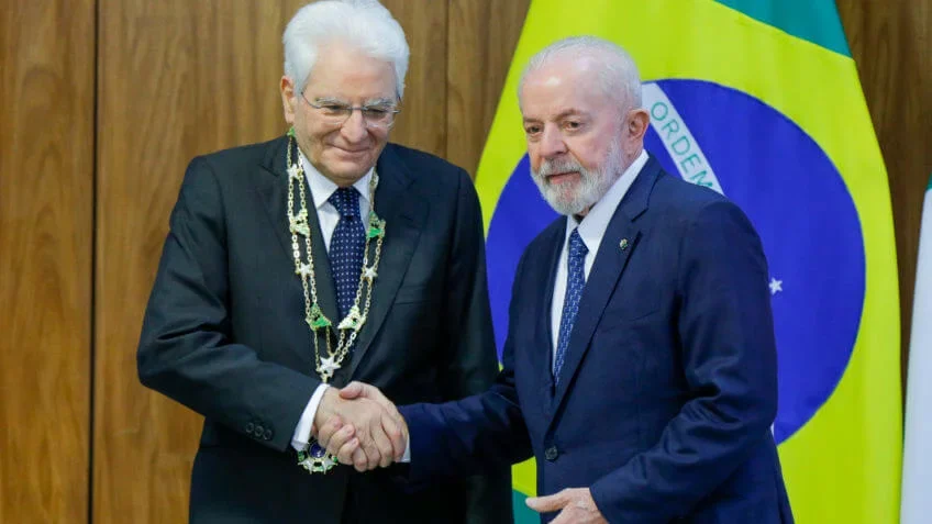 Conversão de CNH - Presidentes Lula e Sergio Mattarella